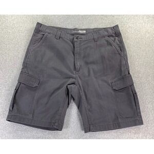 Carhartt Cargo Shorts Mens Size 40 (Meas 41") Relaxed Fit Gray Rip Stop 103543